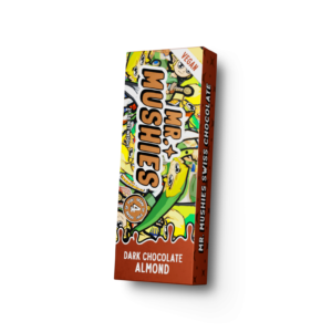 Mr Mushies Dark Chocolate Almond Bar